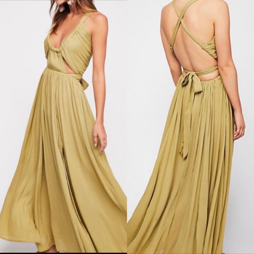 Free People ISSA XS OLIVE NWOT RARE